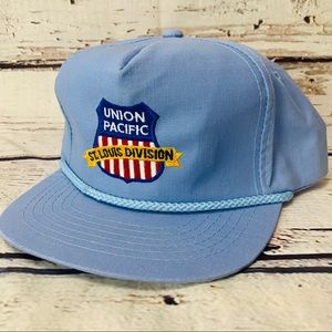 Vintage 80’s Union Pacific Hat St Louis Trucker